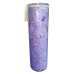 Palmių vaško žvakė violetinė 20 cm